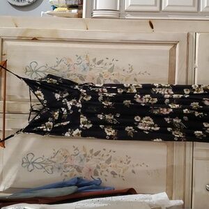 NWOT Floral pant jumpsuit xs